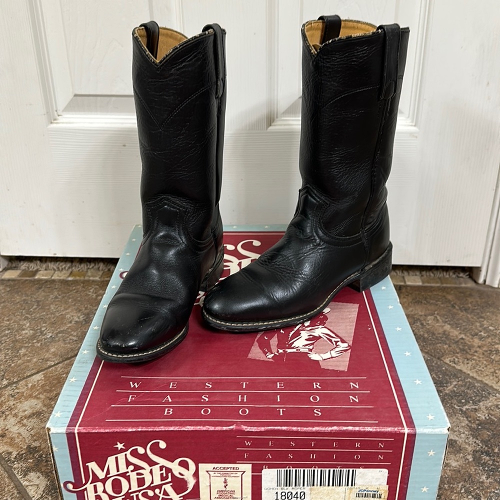 Acme Women’s Black Roper Boots